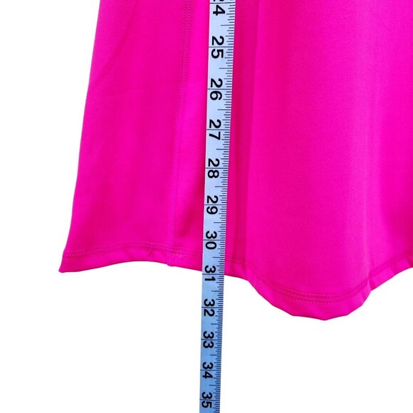 Womens Hot Pink Sleeveless Sports tenis Dress  Strappy Back  tenis Size M - Picture 8 of 11